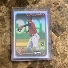 Jose Tena 2024 Topps Series 2 Rainbow Foil Cleveland Guardians Rookie #678 B-17