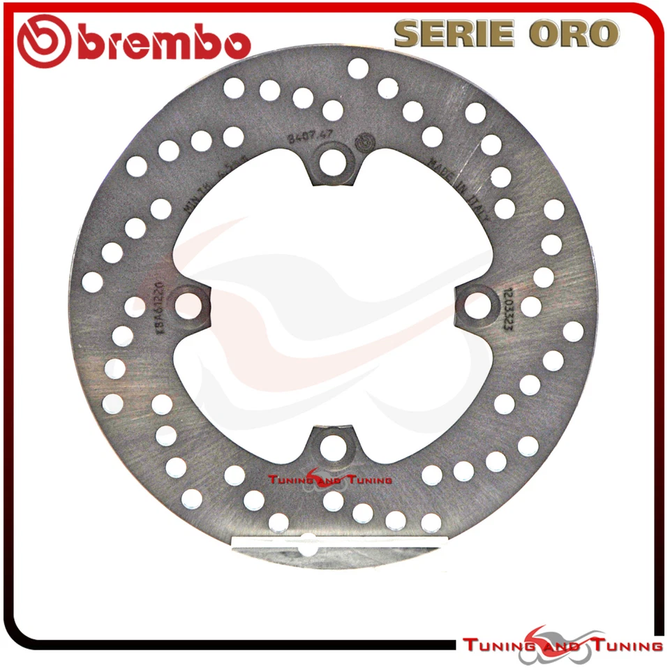 Disque de frein Arriere BREMBO SERIE ORO POUR KAWASAKI Z 750 S 2006 06 68B40747 - Photo 1/1