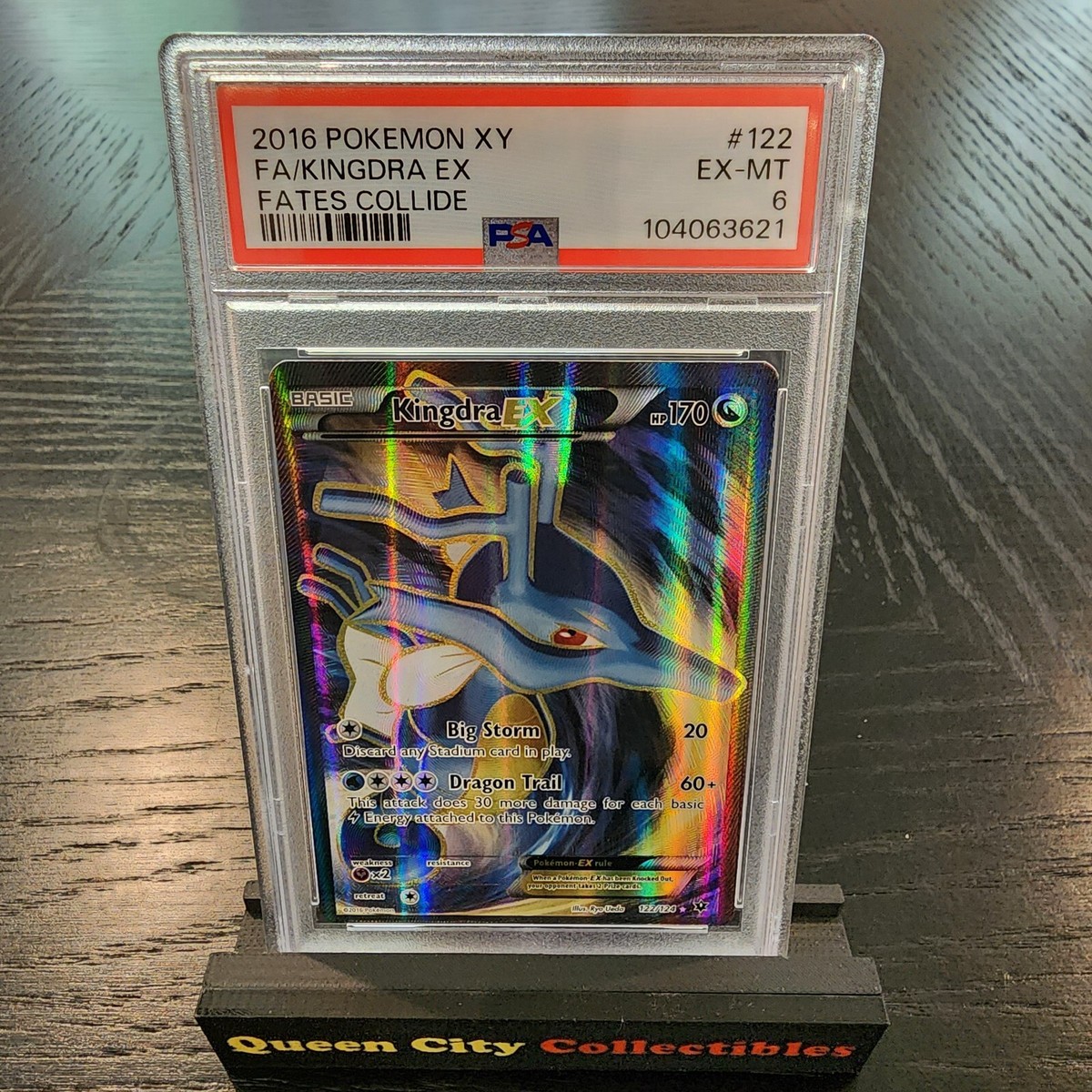Kingdra EX (Full Art) 122/124 Fates Collide Holo for sale online