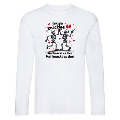 47. Geburtstag | Knackige 47 | Ich bin alt v2 Long Sleeve Weiß