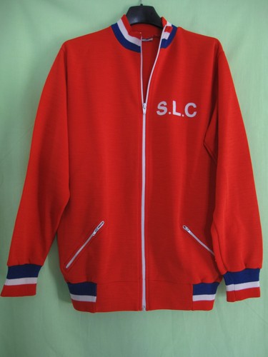 Veste cycliste vintage Acrylique rouge Chewitt Modema Saint Leger Cholet SLC - M - Picture 2 of 6