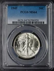 1945 Walking Liberty Silver Half Dollar - PCGS MS64 - ✪COINGIANTS✪