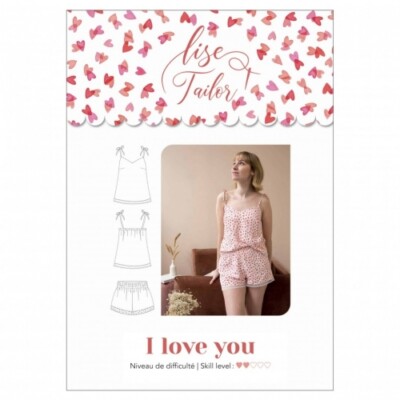 Lise Tailor Schnittmuster I Love You Camisole Set Damen 34 bis 48
