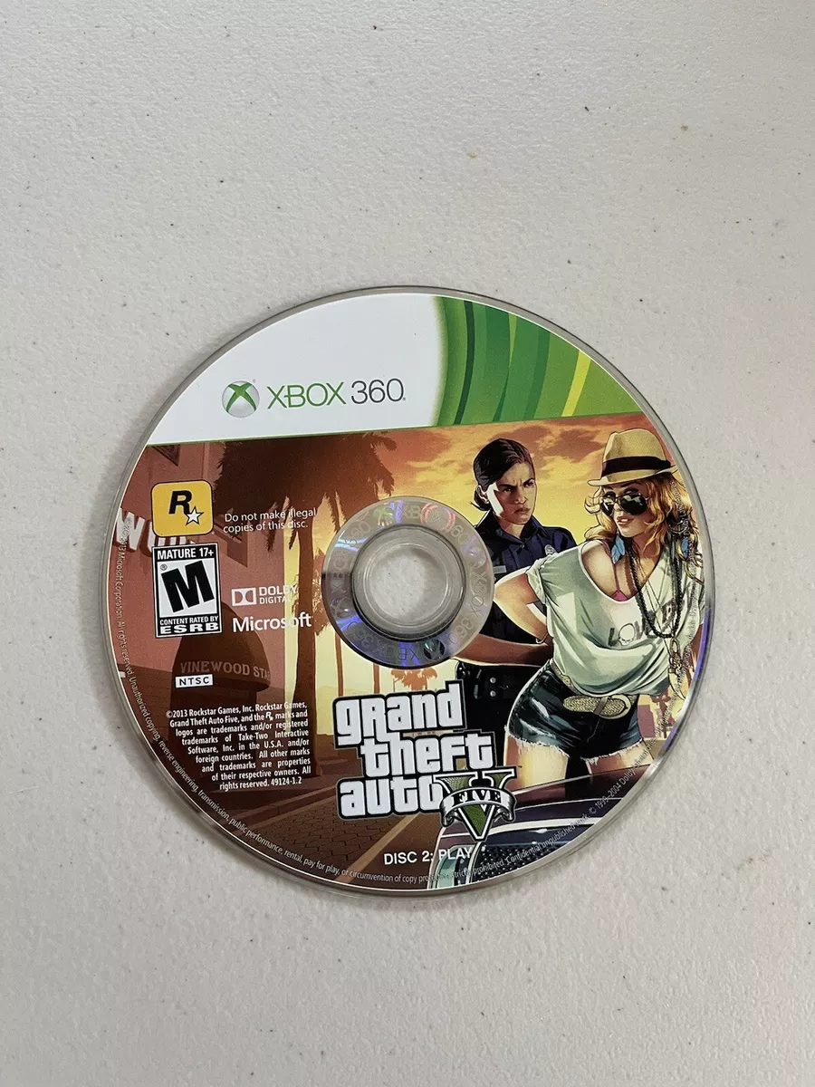 Grand Theft Auto V will come on two discs for Xbox 360