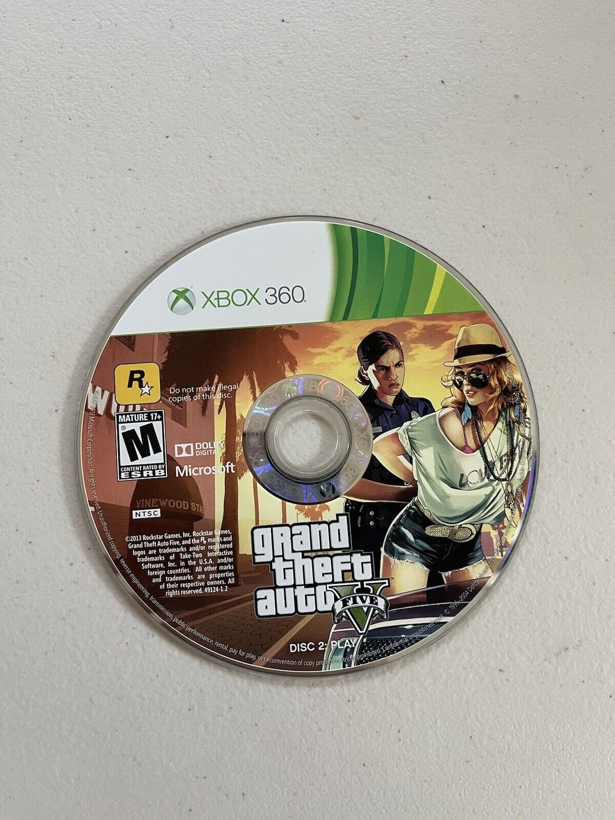 xbox 360 GTA 5 raridade novo copia dvd duplo - Escorrega o Preço