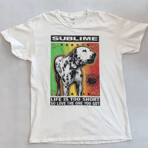 2015 Sublime Life Is Too Short Tee Dalmatian Dog … - image 1