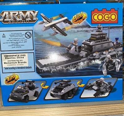 MAGIBRIX COGO ARMY ACTION FULL SET 3007/1-8 Military Lego-like