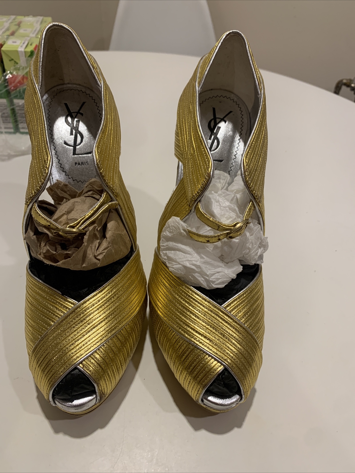 SAINT LAURENT zeppe ysl maggy