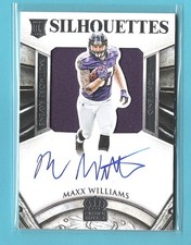 Maxx Williams 2015 Crown Royale Rookie Silhouettes ON CARD Autograph #161/299