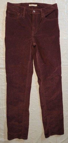 Levi's Damen 724 High Rise Straight Jeans Decadent Chocolate - Cord 30 - Bild 2 von 9
