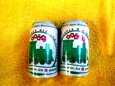 VINTAGE SHENANDOAH APPLE BLOSSOM FESTIVAL (2) 2006 CATCH EXPRESS COLLECTOR CANS!