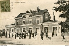 S8863 cpa 71 Chagny - La Gare