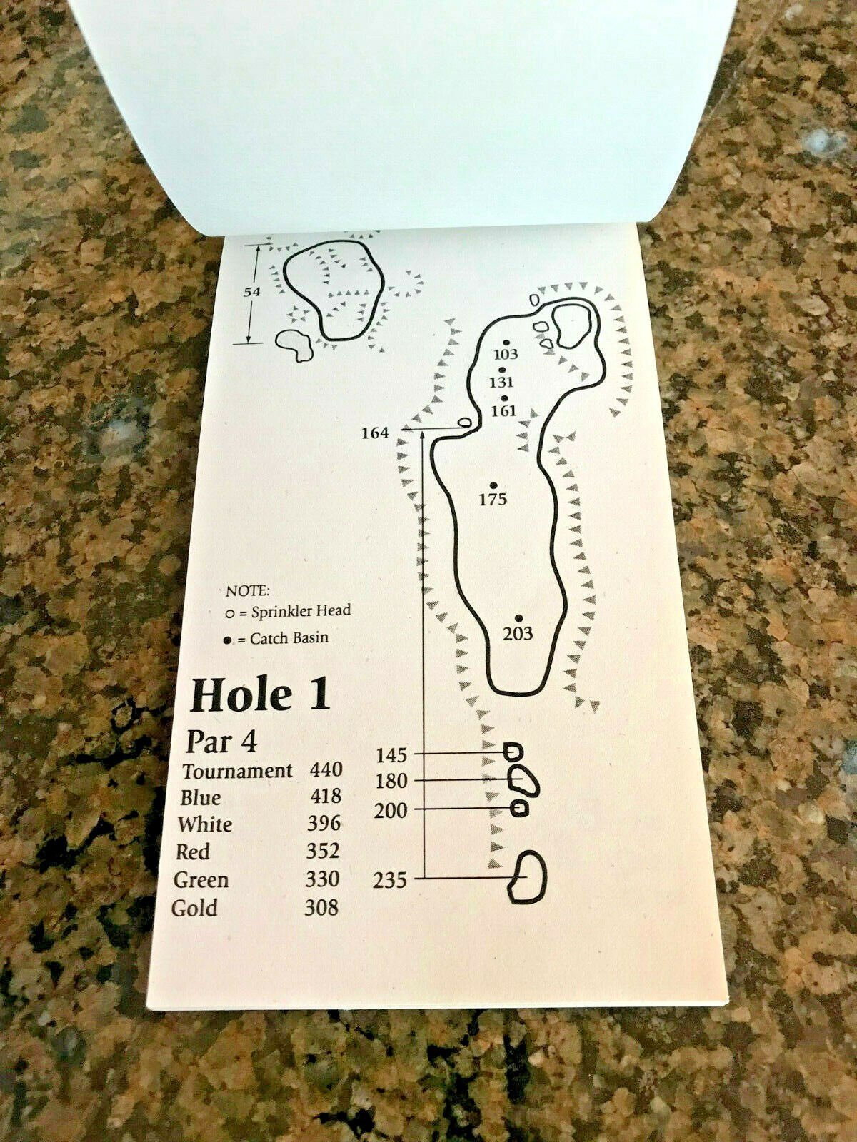 Bandon Dunes Golf Course Yardage Guide Original from 1998 eBay