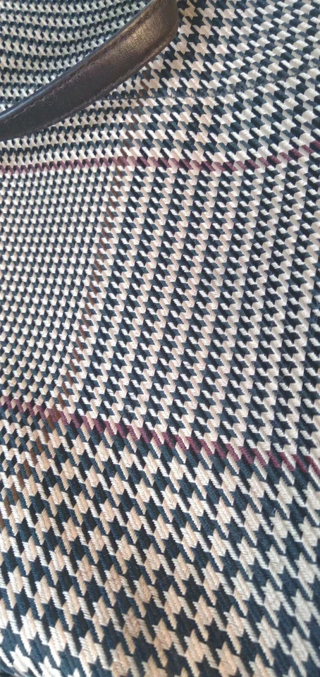 Ralph Lauren Women’s Plaid Houndstooth Handbag - Image 4 of 4