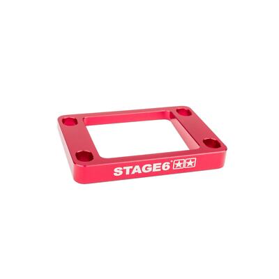 Distanzscheibe Lamellenventil Stage6 Rot SENDA SM DRD RACING 50 2006-2013