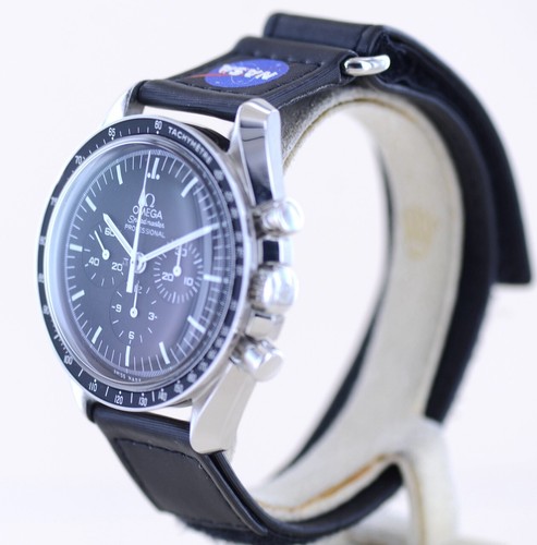 Omega Uhr Speedmaster Professional Chrono Moonwatch Plexiglas 1861 Textilband - Bild 3 von 20