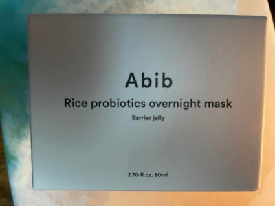 Abib Rice Probiotics Overnight Mask Barrier Jelly 2.7 fl oz Exp. 05/2026 SALE