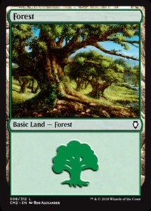 Forest (306) x4 - Commander Anthology Volume II - NM-Mint, English - Commander A