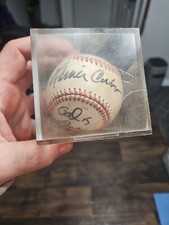 Bernie Carbo God Is Love Autographed Baseball