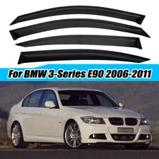 For BMW 3-Series E90 328i Sedan 2006-2011 Rain Guard Vent Deflector Window Visor