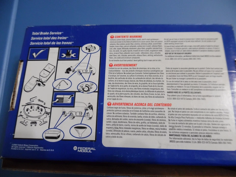 PASTILLA FRENO WAGNER ZD601 DISCO FRENO ZD 601 FORD MERCURY Foto 3 de 3