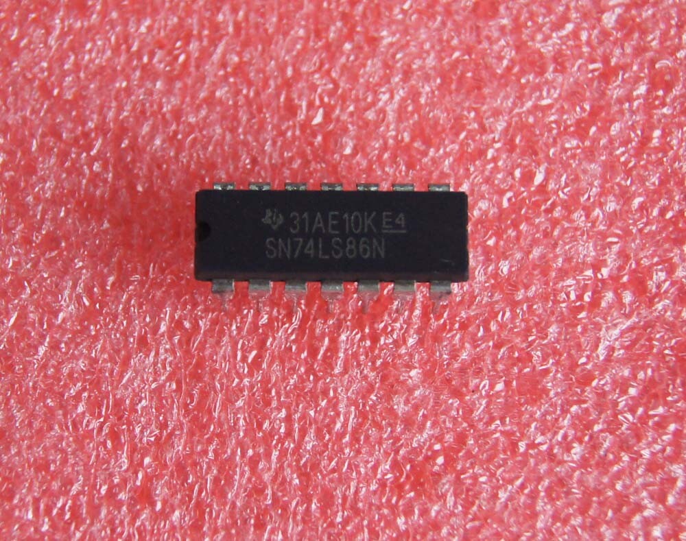 50 Pezzi SN74LS86N 74LS86 IC Circuito Integrato DIP-14 Texas Instruments - Nuovo