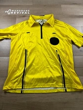 Murray Sporting Goods Men's Official Pro-Style Collared Shirt yellow Sz small