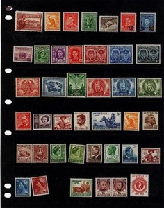 Australia Excellent Selection of Mostly Pre-Decimal Mint NH  Three Scans