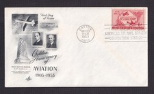Etats-Unis - Enveloppe premier four-FDC-Dayton 1953
