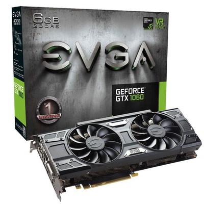 EVGA GeForce GTX 1060 6GB GAMING ACX 3.0 6GB GDDR5 LED DX12 OSD Support PXOC