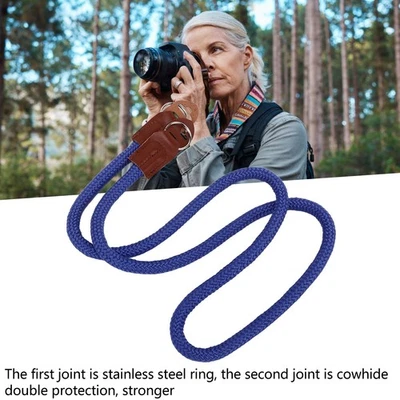 Camera Neck Strap Cowhide Joint Camera Shoulder Belt For Outdoor Camping - Image 1 of 4