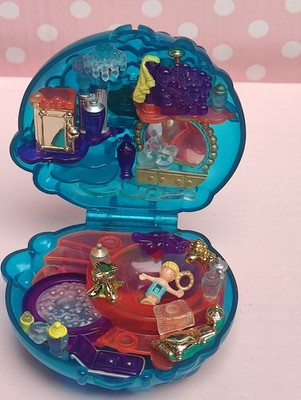 Polly Pocket Bubbly Bath mit Figur 1996 Bluebird | Sprudelndes Bad Schatulle