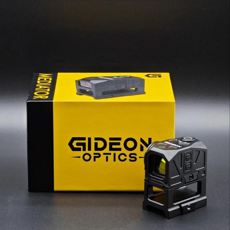 Gideon Mediator Optics 3 MOA 1x16mm Enclosed Multi-reticle Red Dot Sight Hunting