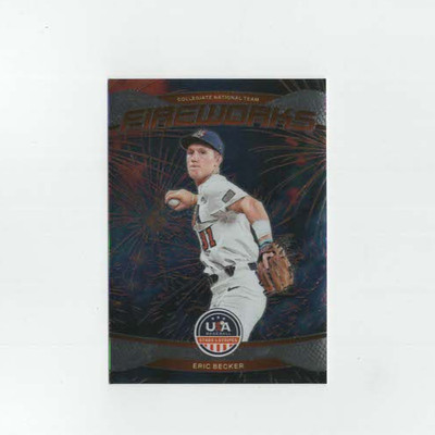 Eric Becker 2026 PANINI STARS & STRIPES FIREWORKS INSERT #3 USA