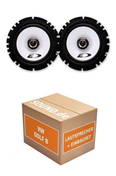 Lautsprecher Boxen Hinten Alpine SXE-1725 FüR VW Golf Viii 2X Tief-MitteltöNer M-image