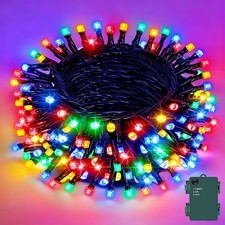 Multicolor Christmas Lights with Timer 16.4ft 50LED Christmas Decorations