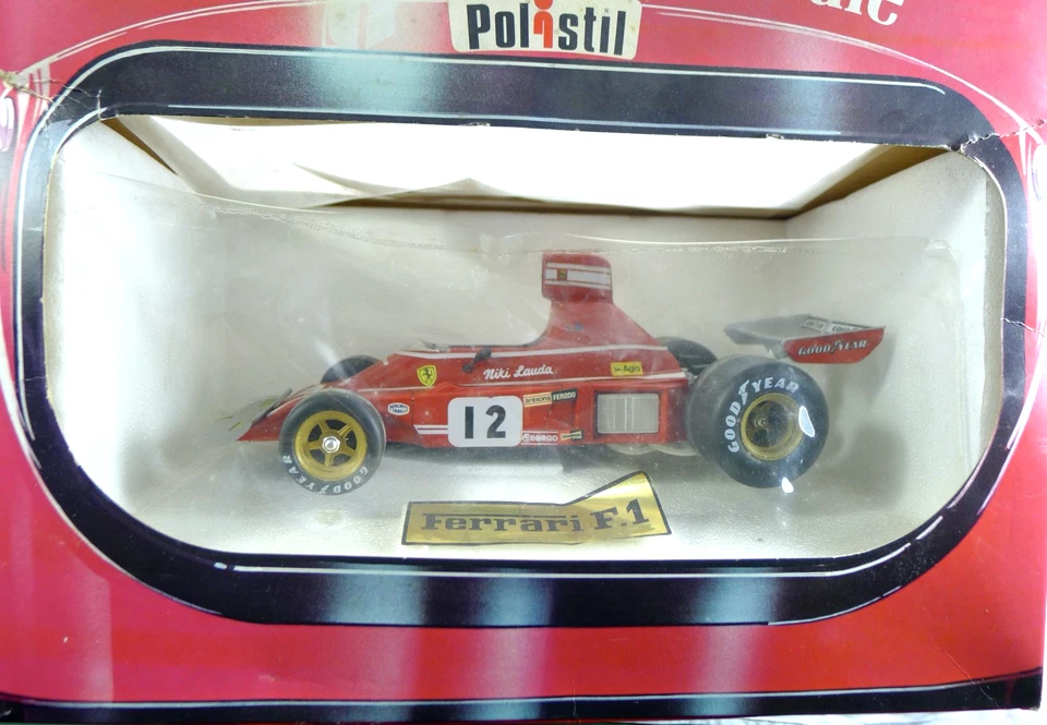 IDEA REGALO MODELLINO FORMULA 1 NIKI LAUDA F1 FERRARI 312 POLISTIL 1:16 - Immagine 2 di 4