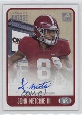 2021 Onyx Vintage College Blue Ink /400 John Metchie III #CAJM Auto z5b