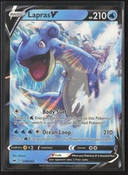 Lapras V 049/202 Sword & Shield Base Set Ultra Rare Holo