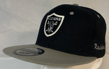Oakland/Las Vegas  Raiders Hat NFl, Adjustable Snapback, Kipa Hat Black