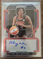 2022 Panini WNBA Prizm KELSEY MITCHELL Signatures Auto #SG-KML Indiana Fever