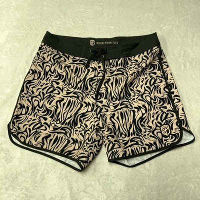 Born Primitive Island Shorts 5  Men's 32 Wildwood Abstract Swim Board Gym