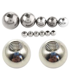 304 Stainless Steel Balls Metric Female Thread Half Hole Blind Hole Ball M2 -M20