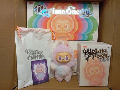 Labubu, Pop Mart, Big into Energy, Luck, 100% Authentic, Box unten geöffnet