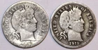 (2) Barber Silver Dimes - 1910P(Good) 1912P(Very Good) - #0271ED