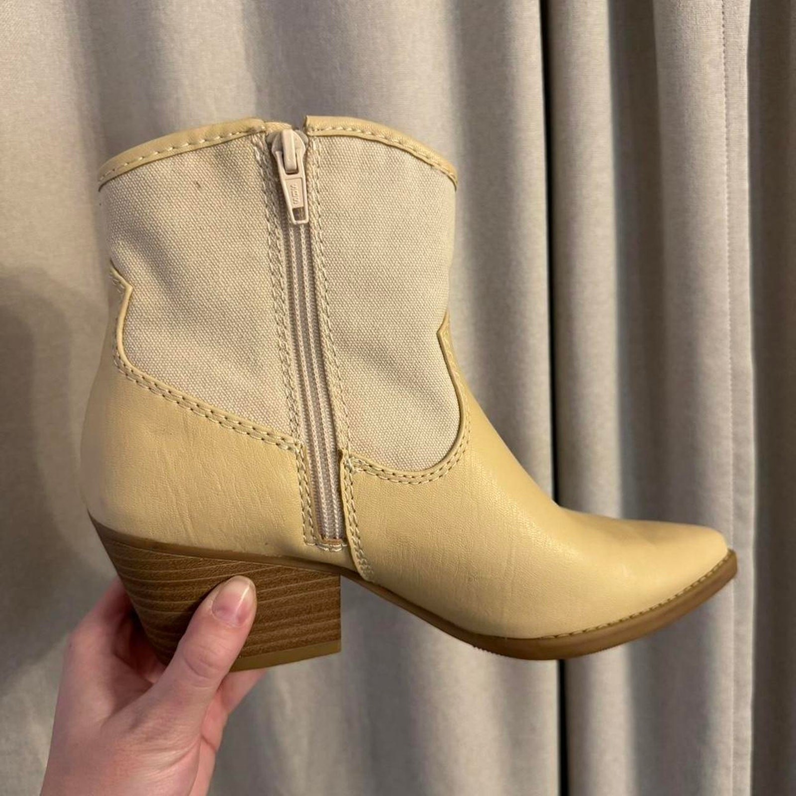 Universal Thread Side Zip Kay Western Leather Ank… - image 6