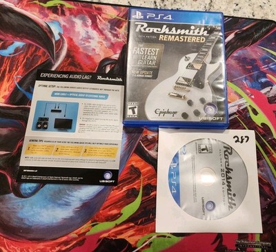 PS4 Playstation 4 ROCKSMITH REMASTERED 2014 Edition NO Cable