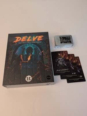 DELVE Delver's Box (5E RPG) by Eventyr Games & Bob World Builder - Premium Ed.