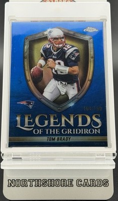 2025 Topps Chrome - Patriots TOM BRADY Legends of the Gridiron Color Match / 150