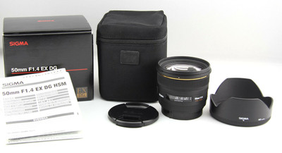 Sigma 50mm 1:1.4 EX DG HSM Objektiv für Canon EF f/1.4 AF 50 mm - OVP 8195